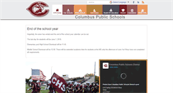 Desktop Screenshot of columbuspublicschools.org